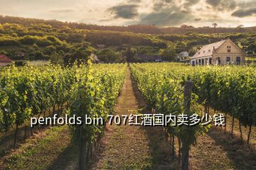 penfolds bin 707红酒国内卖多少钱