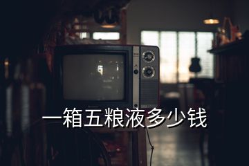 一箱五粮液多少钱