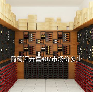 葡萄酒奔富407市场价多少