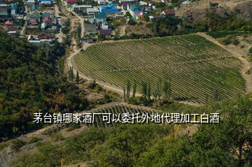 茅台镇哪家酒厂可以委托外地代理加工白酒