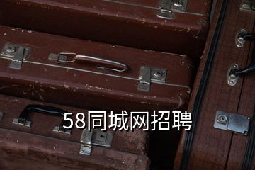 58同城网招聘