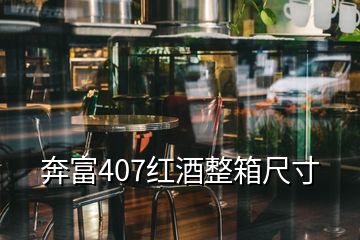 奔富407红酒整箱尺寸