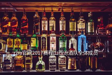cba官网2017赛程山西汾酒队全体成员