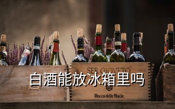 白酒能放冰箱里吗