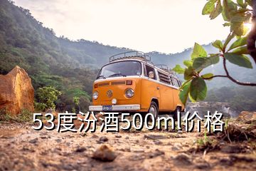 53度汾酒500ml价格