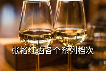 张裕红酒各个系列档次