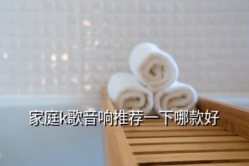 家庭k歌音响推荐一下哪款好