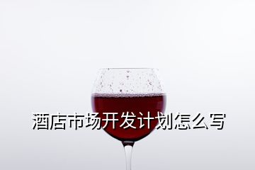 酒店市场开发计划怎么写