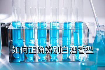 如何正确辨别白酒香型