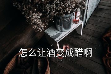 怎么让酒变成醋啊