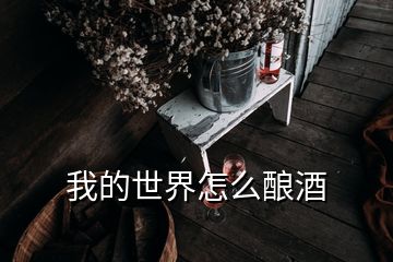 我的世界怎么酿酒