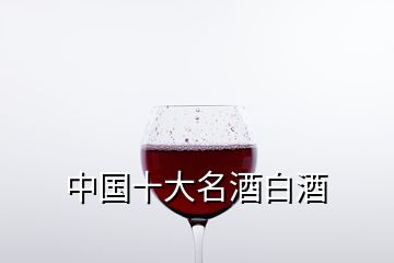 中国十大名酒白酒