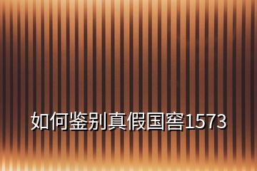 如何鉴别真假国窖1573