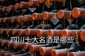 四川十大名酒是哪些