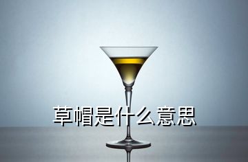 草帽是什么意思