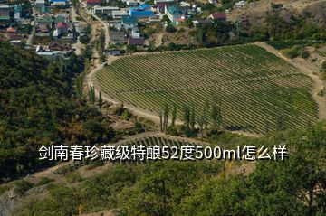 剑南春珍藏级特酿52度500ml怎么样