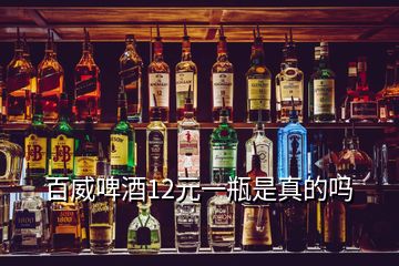 百威啤酒12元一瓶是真的吗