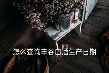 怎么查询丰谷白酒生产日期