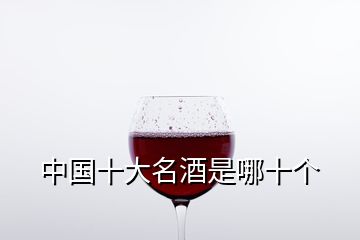 中国十大名酒是哪十个