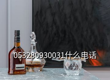 053280930031什么电话