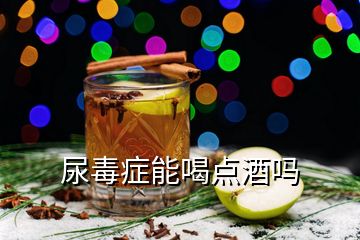 尿毒症能喝点酒吗