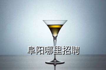 阜阳哪里招聘