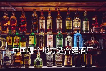 中国哪个地方适合建酒厂