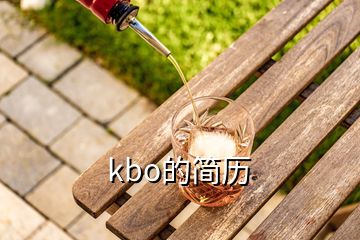 kbo的简历