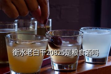 衡水老白干20825是粮食酒吗