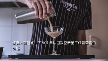 请高人来指点一下2007 年法国教皇新堡干红葡萄酒的价格