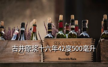 古井原浆十六年42度500毫升