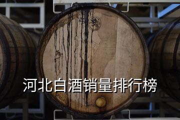 河北白酒销量排行榜