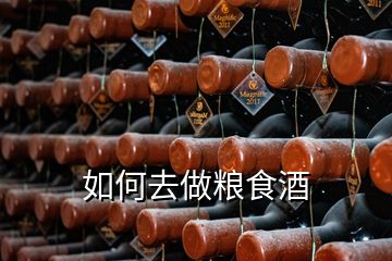 如何去做粮食酒