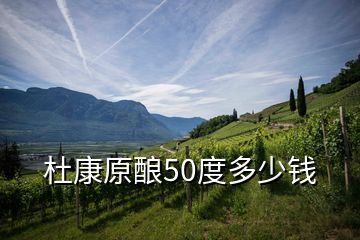 杜康原酿50度多少钱