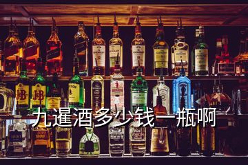 九暹酒多少钱一瓶啊