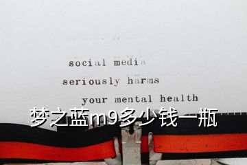 梦之蓝m9多少钱一瓶