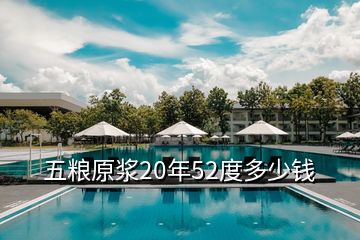 五粮原浆20年52度多少钱