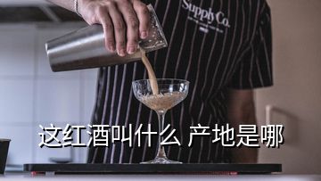 这红酒叫什么 产地是哪