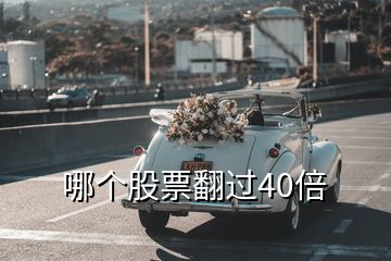 哪个股票翻过40倍