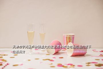 天津市宁河县芦台镇最大的批发酒水地址电话知道的说下给最高分