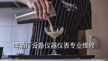 啤酒厂设备仪器仪表专业维修