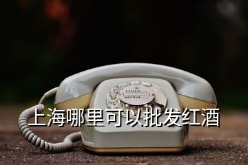 上海哪里可以批发红酒