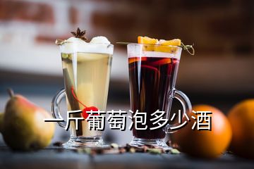 一斤葡萄泡多少酒