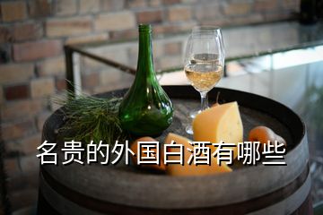 名贵的外国白酒有哪些