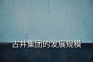 古井集团的发展规模