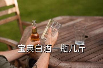 宝典白酒一瓶几斤