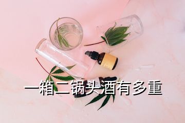 一箱二锅头酒有多重