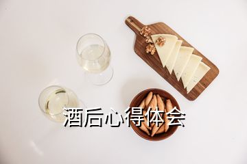 酒后心得体会