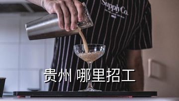 贵州 哪里招工