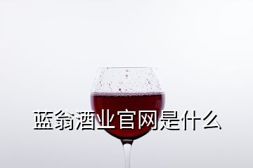 蓝翁酒业官网是什么